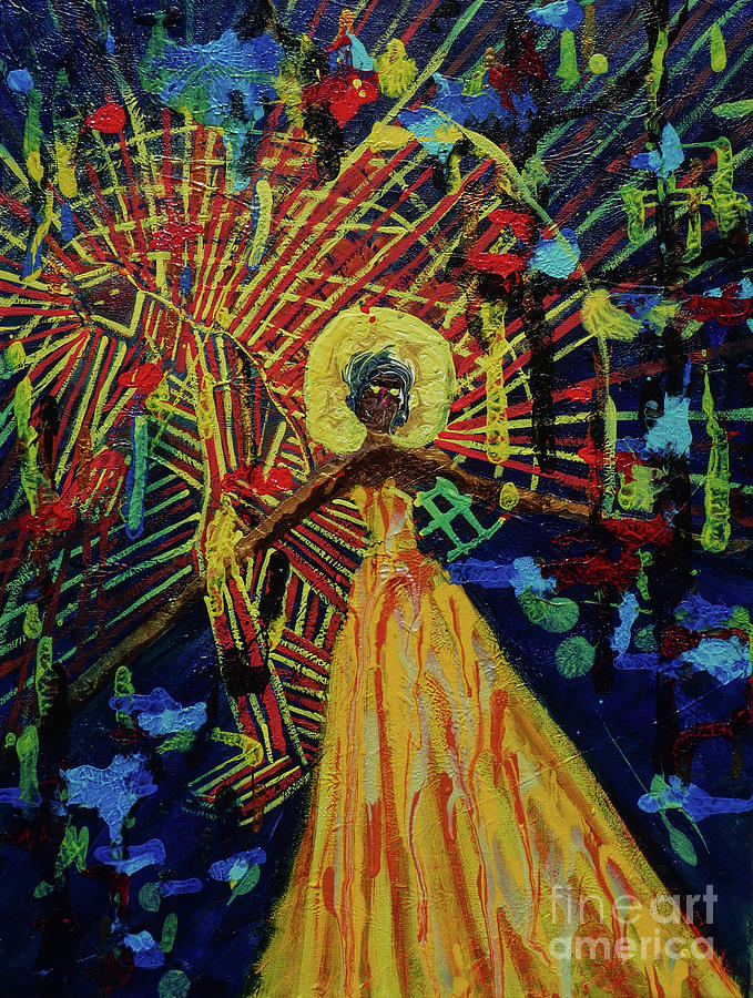 From Afar Painting by Tessa Evette From Afar Painting by Tessa Evette