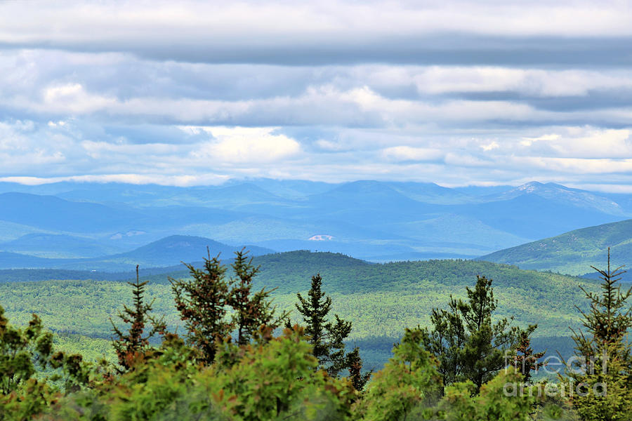 From Douglas Mountain Lookout Maine Photograph by Diann Fisher - Pixels