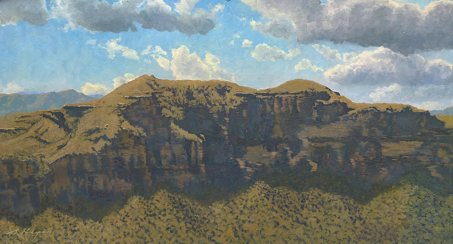 From Govetts Leap Painting by Steven Heyen