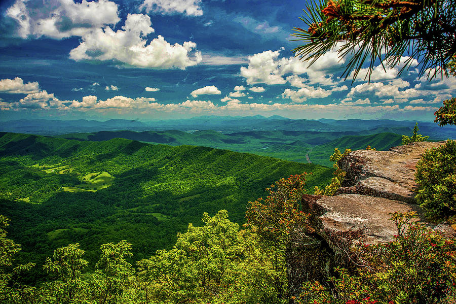From McAfees Knob Photograph by James C Richardson