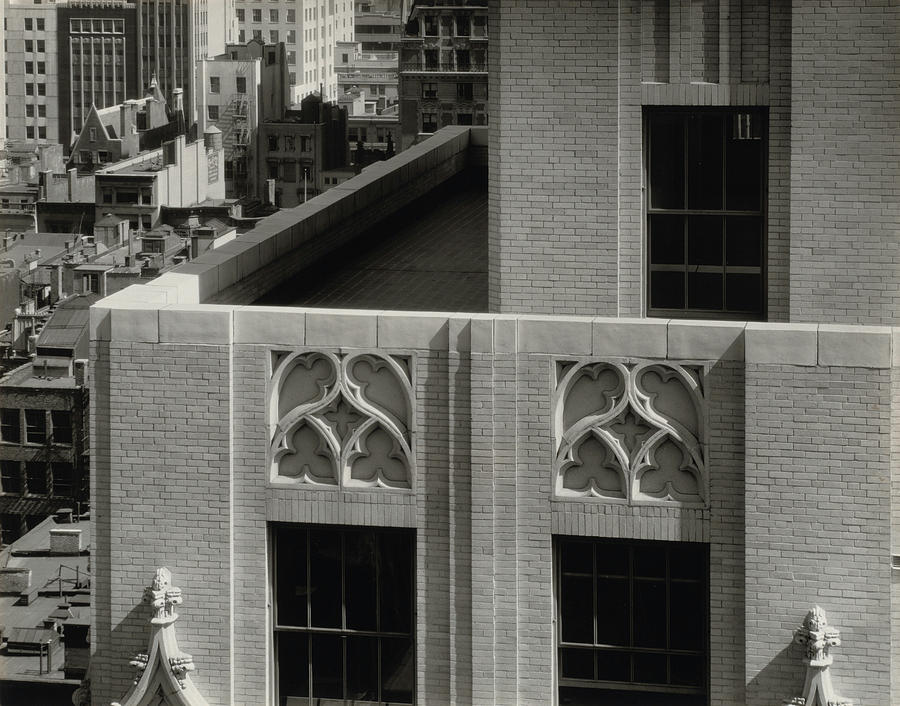 From My Window at An American Place Photograph by Alfred Stieglitz