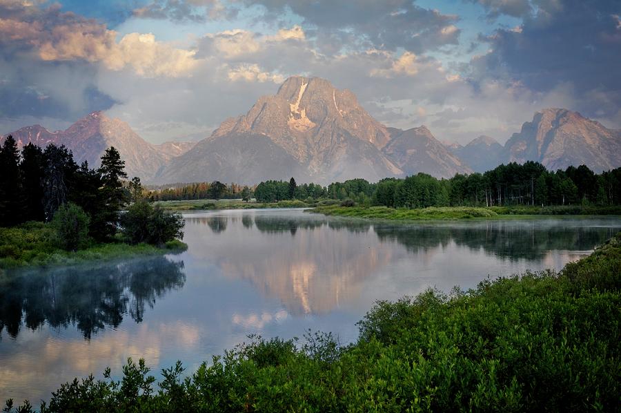Mountain Photograph - From Oxbow Bend by Marty Koch