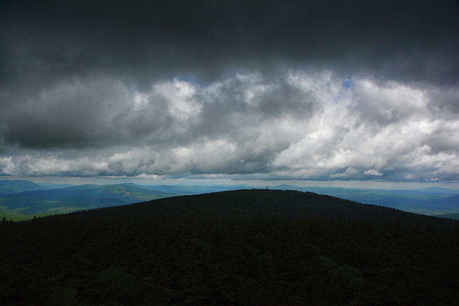 From Stratton Mountain Fire Tower Looking North Photograph by Raymond Salani III
