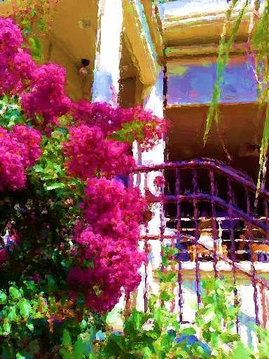From the Balcony Digital Art by Vickie G Buccini