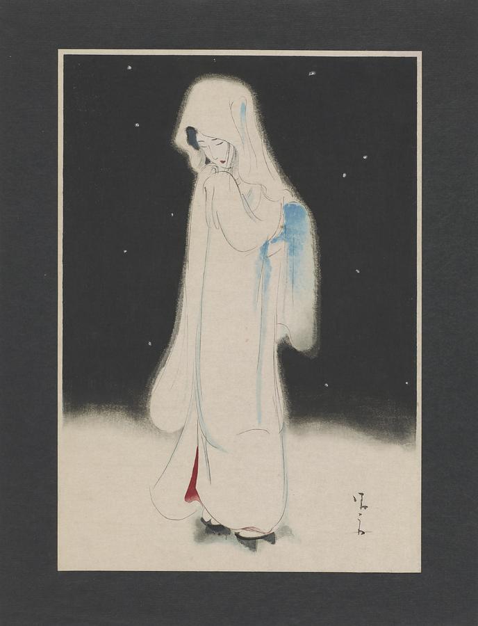 From the dance Sagimusume - Kaburaki Kiyokata Digital Art by Samuel HUYNH