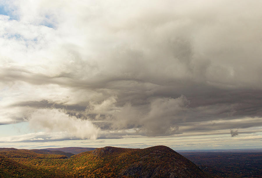 From the Fall Mountain Top in Hudson Valley, NY Photograph by Auden Johnson