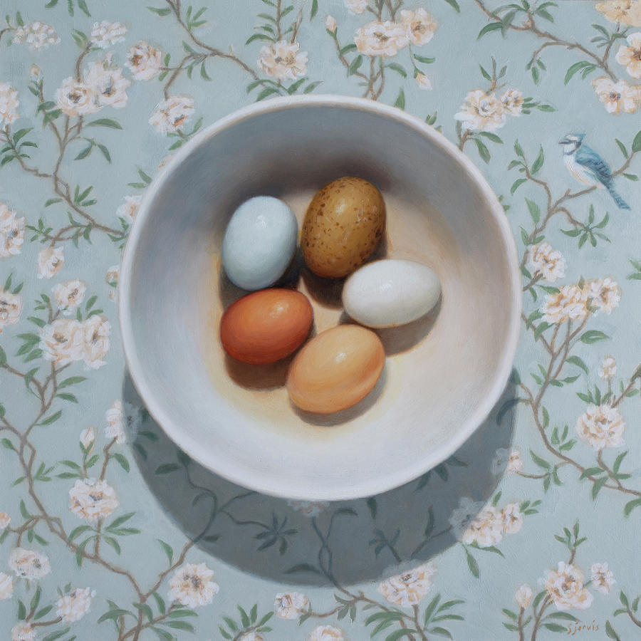 Egg Painting - From The Farm by Susan N Jarvis
