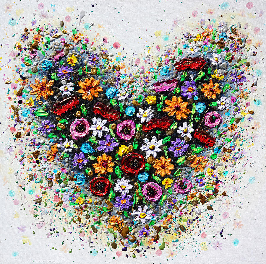 From the Heart Painting by Amanda Dagg