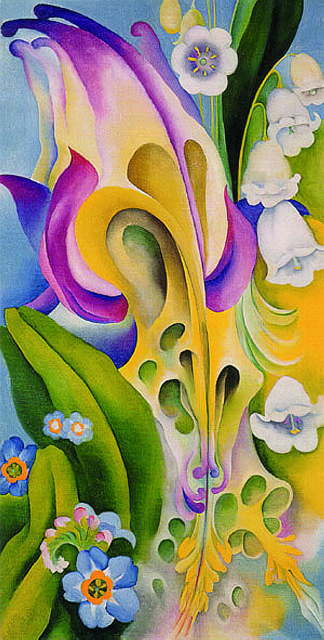 From The Old Garden No 2 - Georgia O'keeffe Painting by Georgia O ...