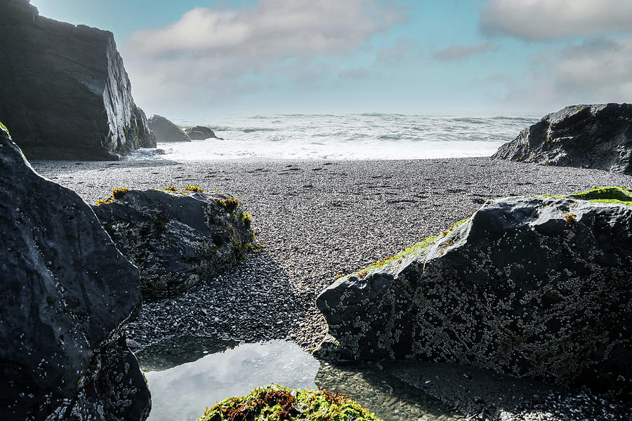 Sea Photograph - From The Rocks by Ric Schafer Sea Photograph - From The Rocks by Ric Schafer