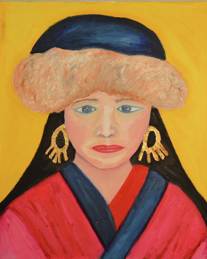 From Ulaanbaatar  Painting by Anita Hummel
