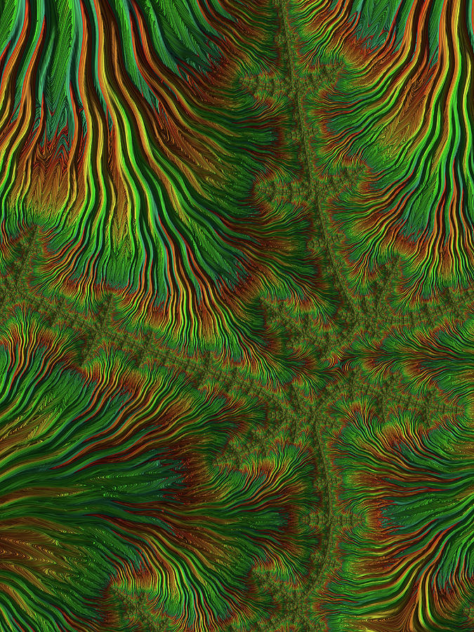 Fronds Digital Art by Rajiv Chopra