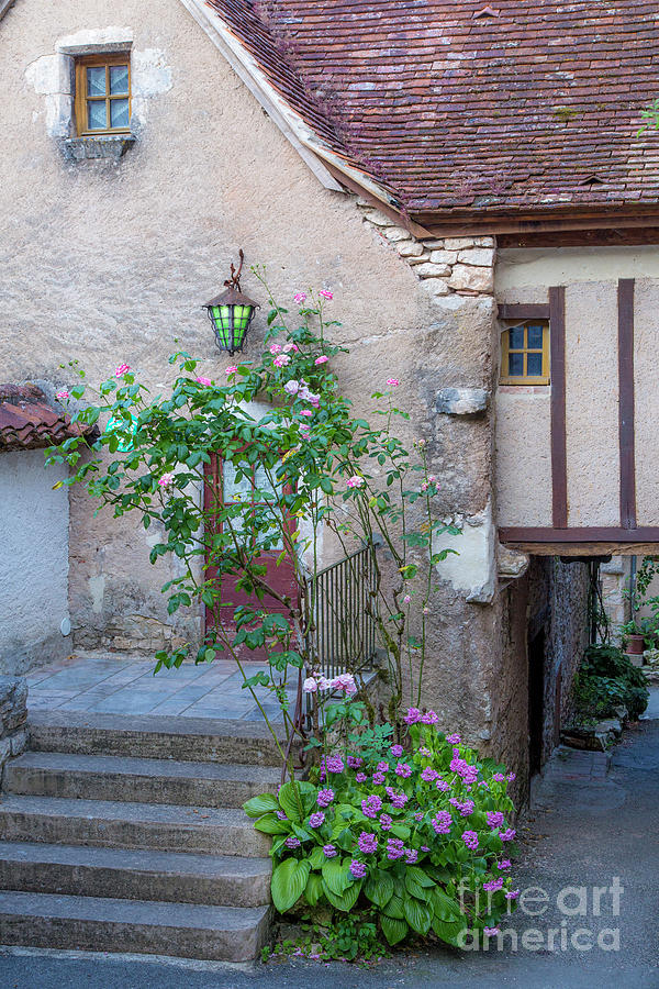 Front Door - Saint Cirq Lapopie - France Photograph