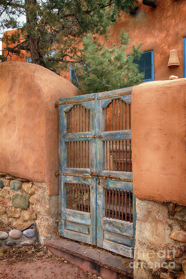 Front Gate in Santa Fe New Mexico Photograph by Teresa Zieba