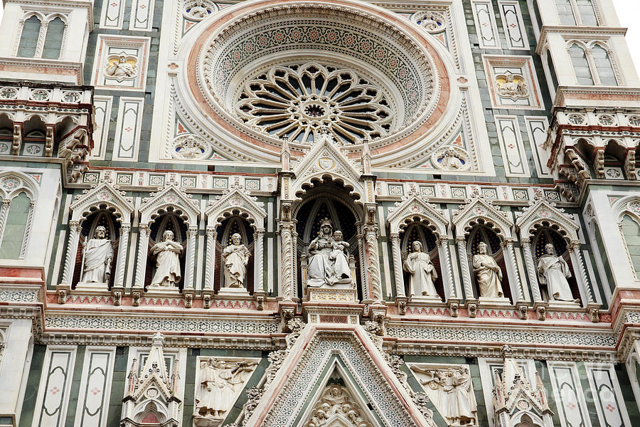 Front of Florence Duomo 9419 Photograph by Jack Schultz
