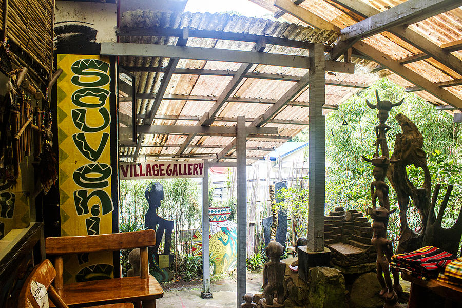 Front of the souvenir shop in Tam-awan village Photograph by Chris Dela Cruz
