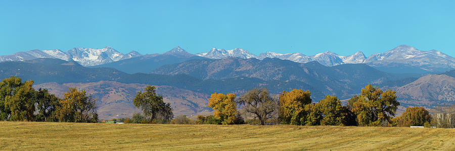 Front Range Horizon - A Boulder County Panorama Photograph