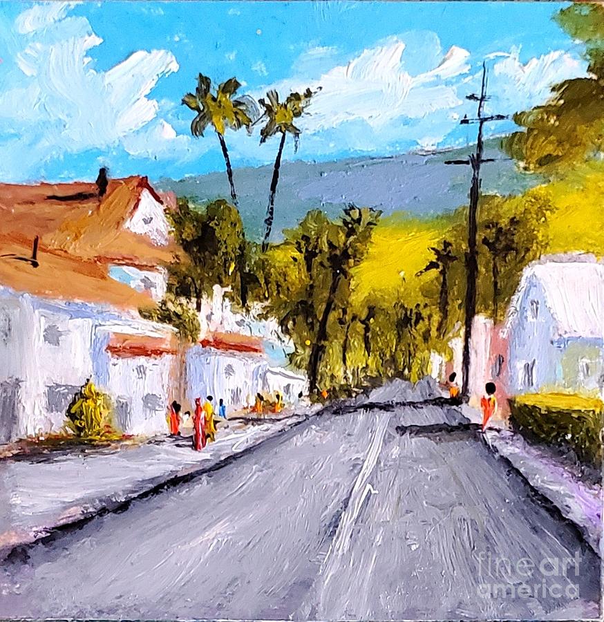Front Street Painting by Fred Wilson