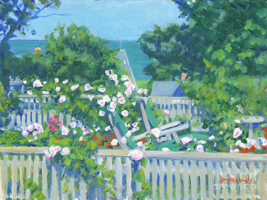 Front Street Terrace Painting by Candace Lovely