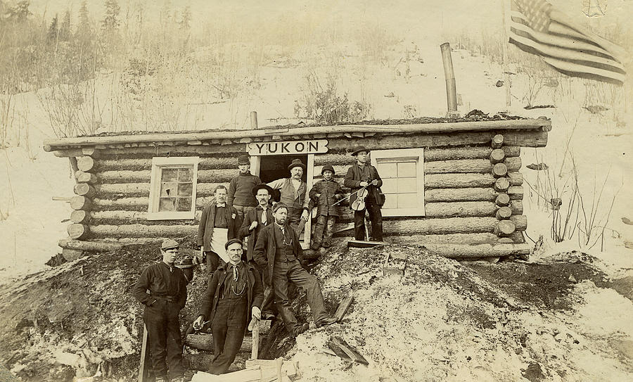 Vintage Photograph - Frontier In The Yukon by Joseph Oland Vintage Photograph - Frontier In The Yukon by Joseph Oland