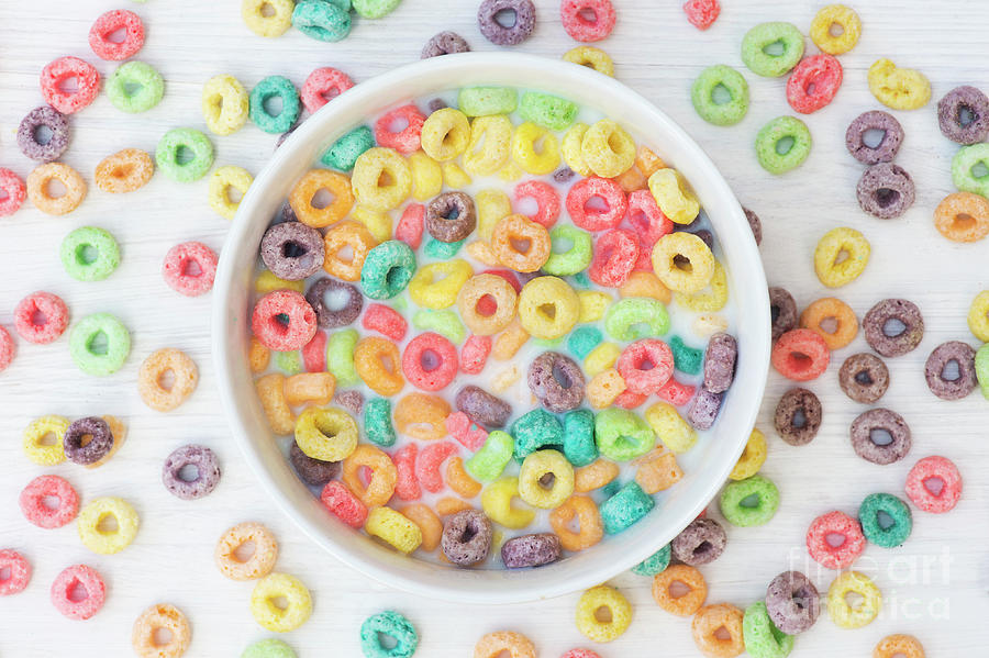 Froot Loops Breakfast Cereal  Photograph by Tim Gainey