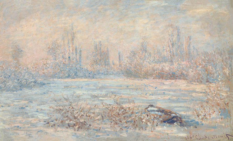 Frost By Claude Monet Painting