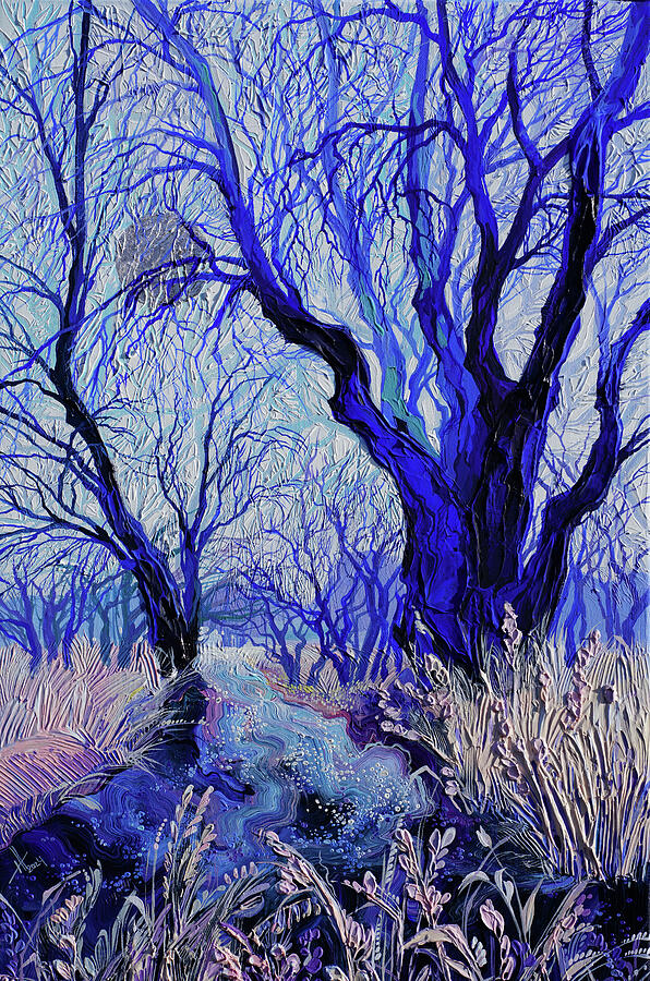 Frost crackling Painting by Anastasia Trusova Frost crackling Painting by Anastasia Trusova