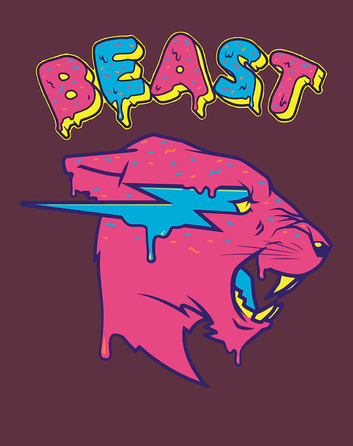 Frosted BEAST Mr. BEAST Logo Design sweaterlong Sleevefor Everyone ...