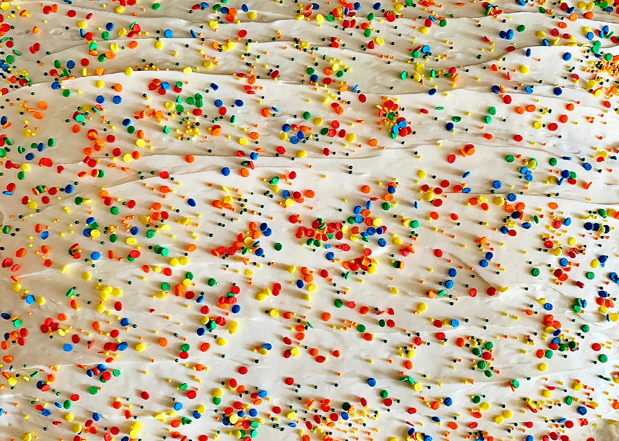 Frosted Cake Macro Photograph by Robert Meyers-Lussier