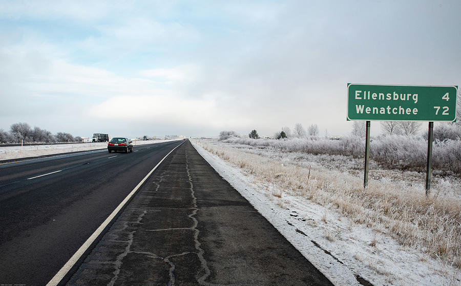 Frosted Roadside Photograph by Tom Cochran