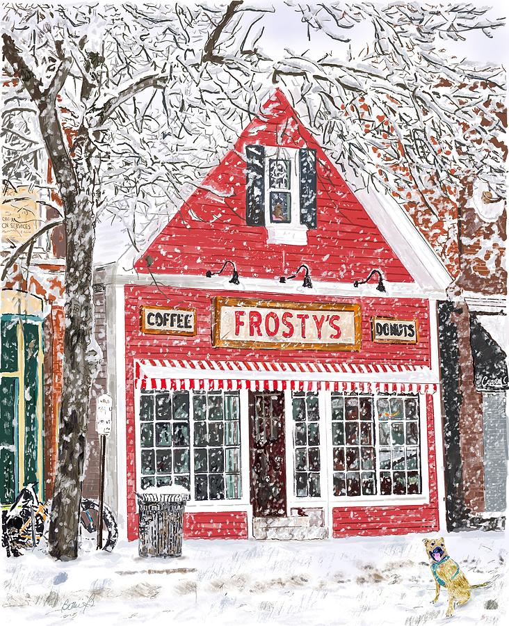 Frosty Day Painting by Beth Saffer