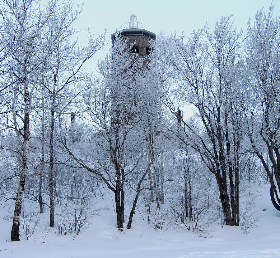 Frosty Enger Tower Photograph