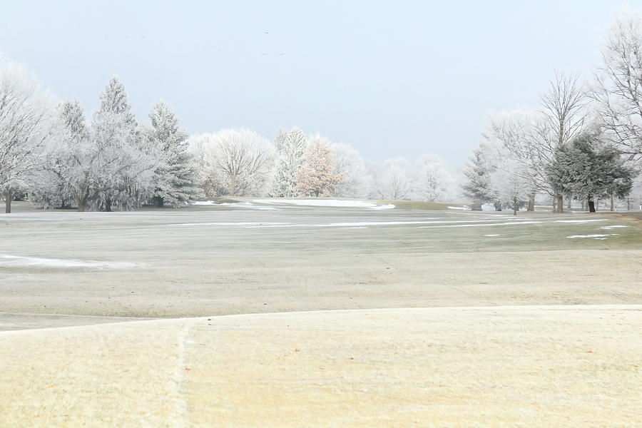 Frosty Fairway Photograph by Lens Art Photography By Larry Trager