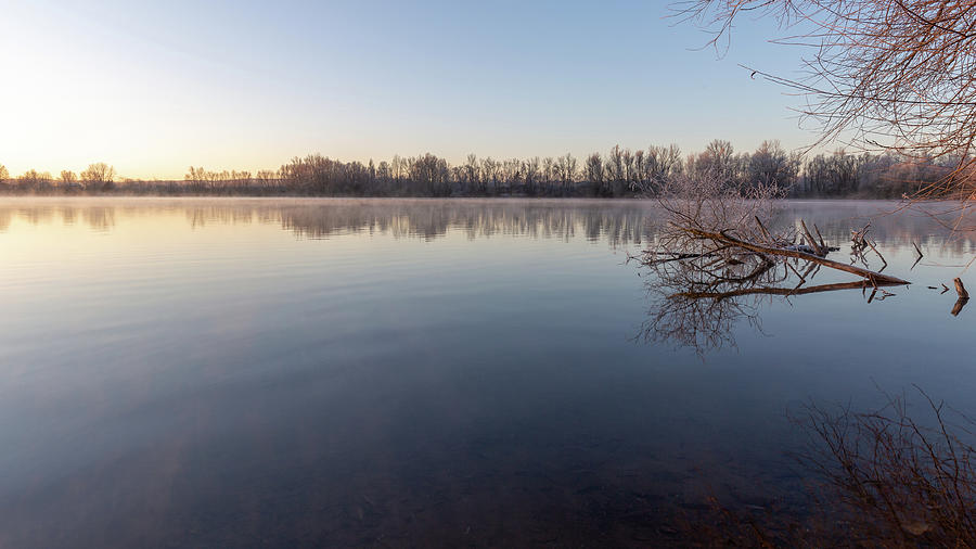 Frosty Morning At The Lake Photograph by Andreas Levi