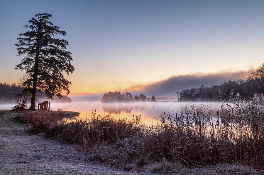 Frosty Peck's Lake Photograph by Benway-Blanchard Images - Fine Art America