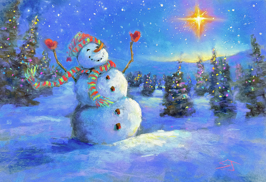 Frosty Praises Painting by Susan Jenkins