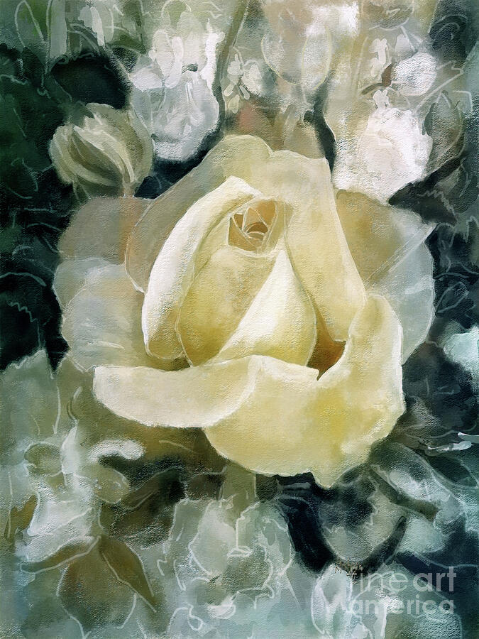 Frosty Rose Digital Art by Lois Bryan Frosty Rose Digital Art by Lois Bryan