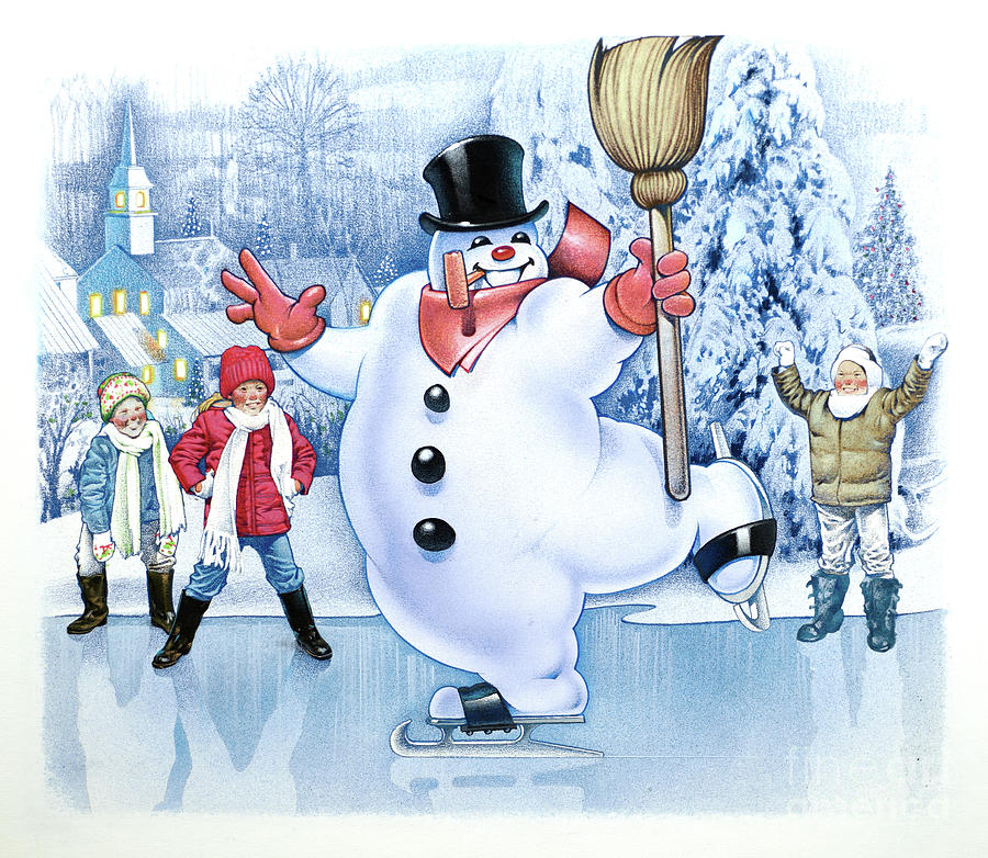Frosty The Snowman Painting by Jim Butcher