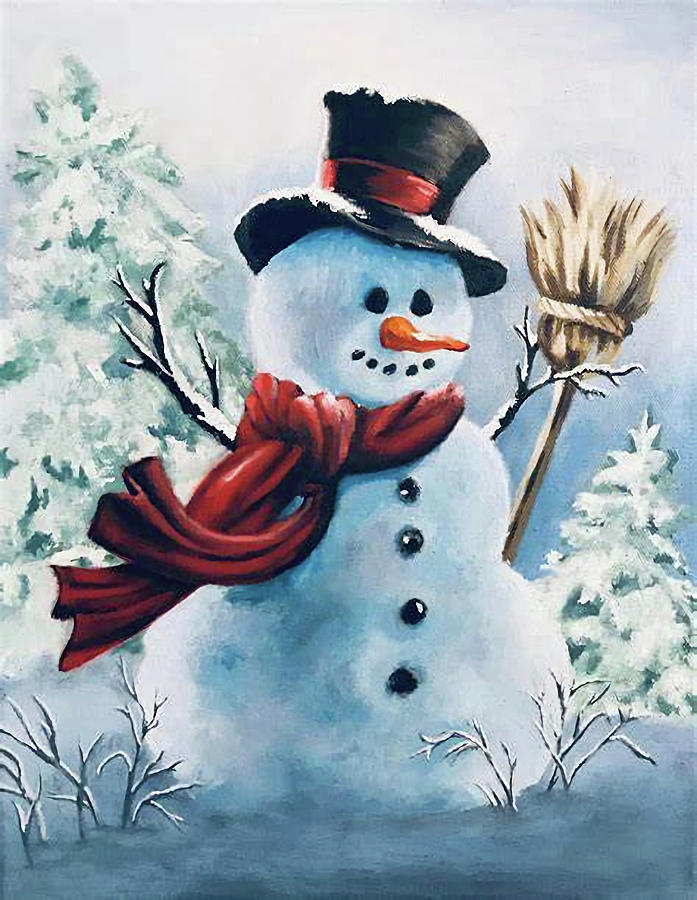Frosty the Snowman v3 Digital Art by Robert Banach Frosty the Snowman v3 Digital Art by Robert Banach