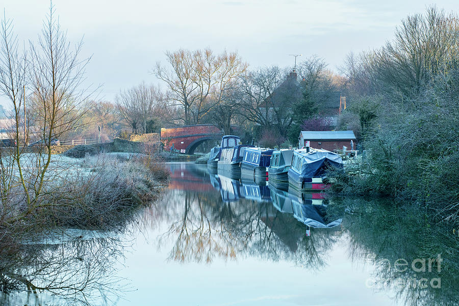 Frosty Winter Morning at Somerton Photograph by Tim Gainey