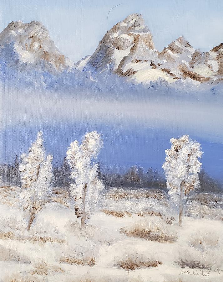 Frosty Winter Morning Painting by Joseph Eisenhart