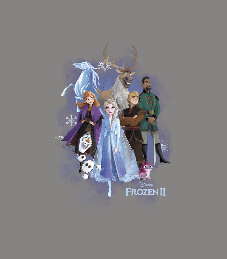 Frozen 2 Group Shot Walking Into Forest Digital Art by Tigrax Avaa ...