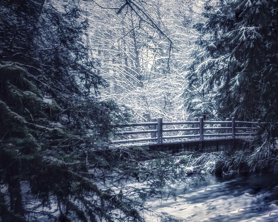 Frozen Bridge Photograph