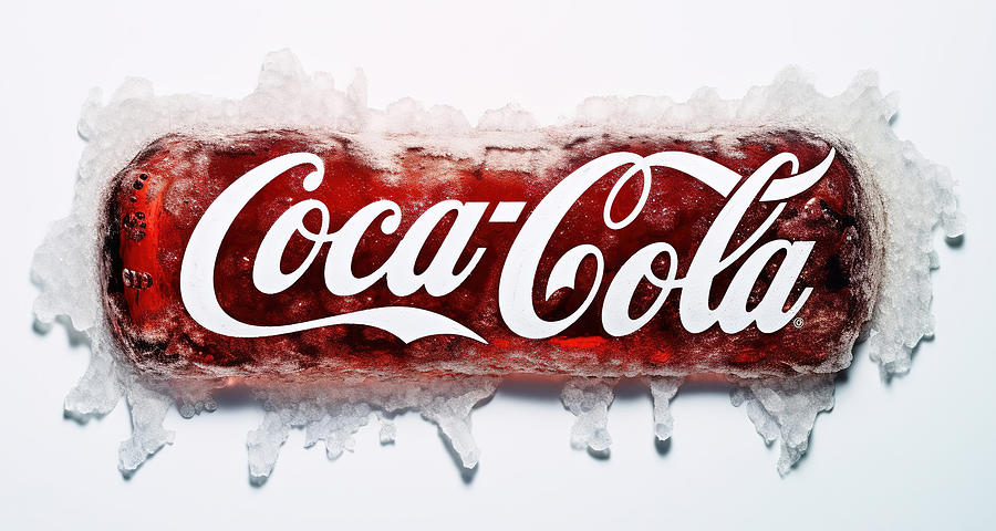 Frozen Coca Cola Digital Art by Athena Mckinzie