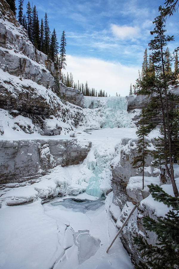 Frozen Crescent Falls - 2 Photograph by Alex Mironyuk
