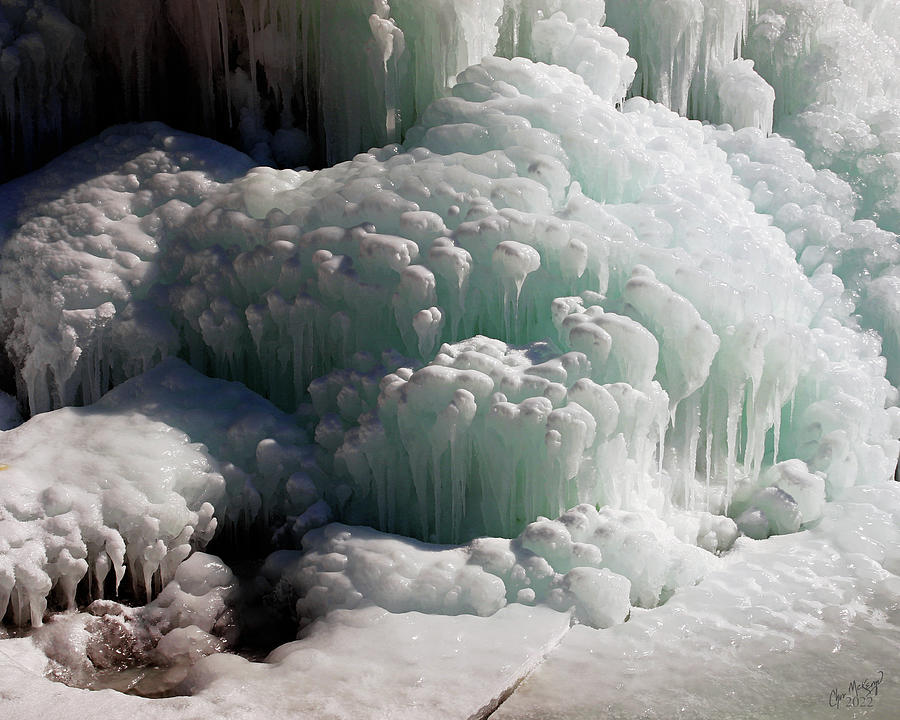 Frozen Falls Photograph by Christopher McKenzie