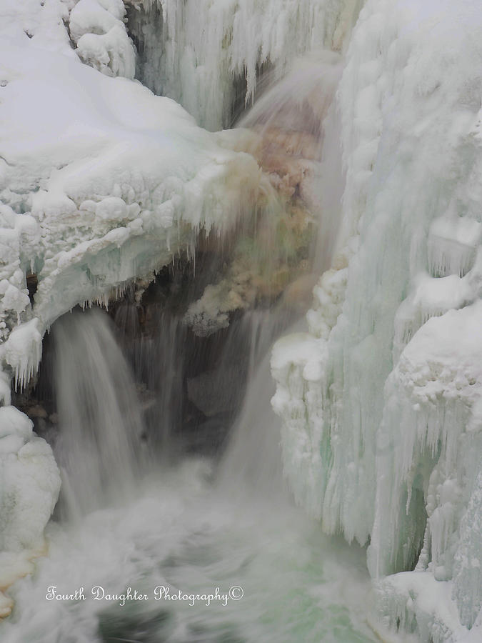 Frozen Falls Photograph by Diane Shirley