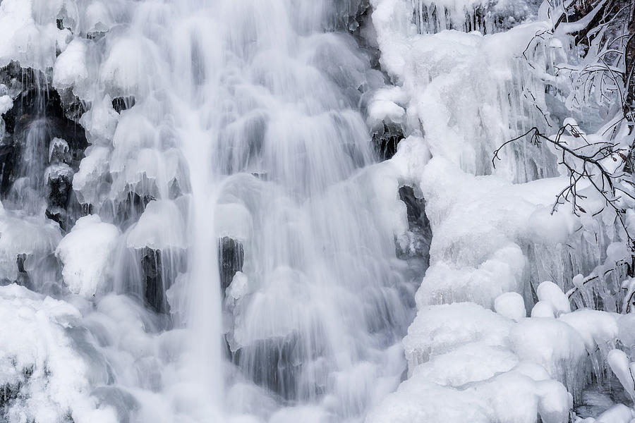 Frozen Flow Photograph by David R Robinson