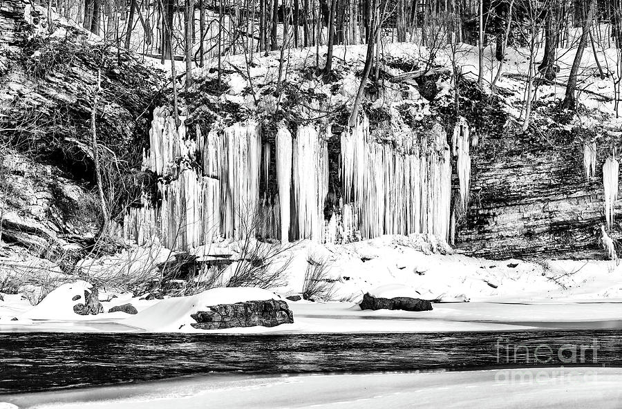 Frozen in the Hudson Valley New York Photograph by John Rizzuto