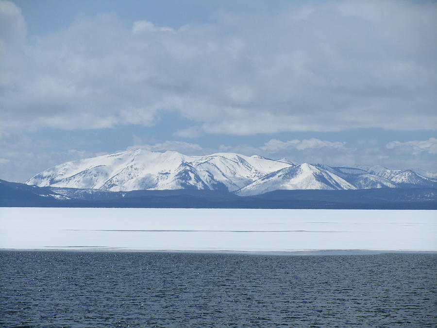 Frozen Lake Photograph by 1001Love